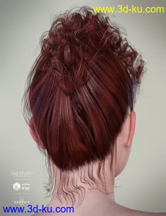 3D打印模型Colors for Bernedette Hair的图片