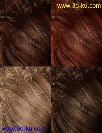 3D打印模型Colors for Bernedette Hair的图片