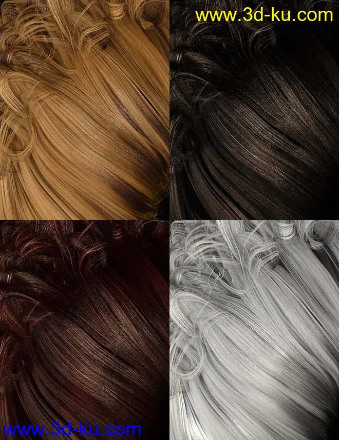 Colors for Bernedette Hair模型的图片6