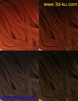 3D打印模型Colors for Geo Hair的图片