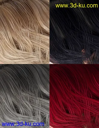 3D打印模型Colors for Geo Hair的图片