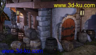 3D打印模型Cottage Props的图片