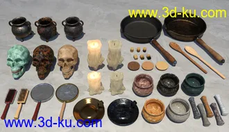 3D打印模型Cottage Props的图片