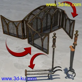 3D打印模型Cottage Props的图片