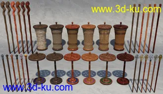 3D打印模型Cottage Props的图片