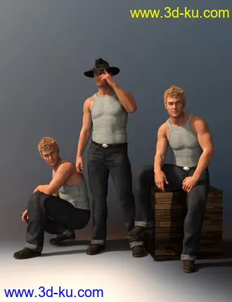 3D打印模型Country Boy Poses for Tristan 8的图片