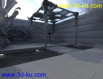 3D打印模型Courtyard Garden的图片