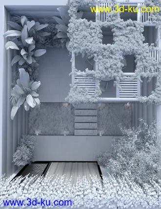 3D打印模型Courtyard Garden的图片