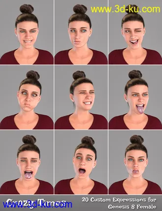3D打印模型Crazy Times for Genesis 8 Female的图片
