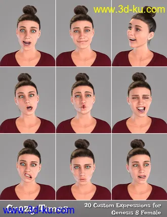 3D打印模型Crazy Times for Genesis 8 Female的图片