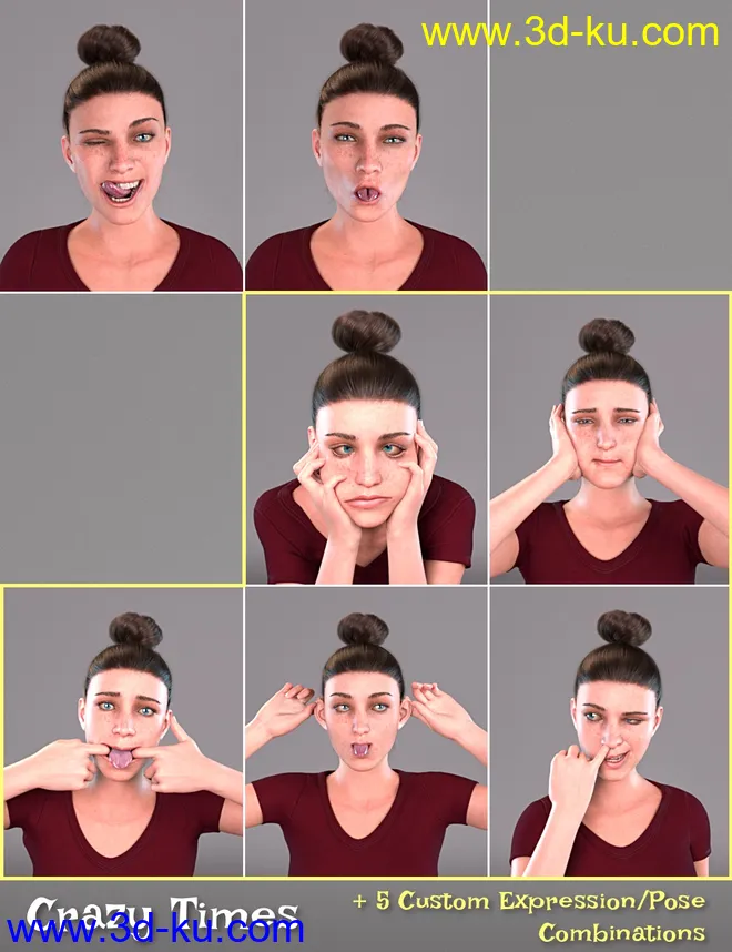 Crazy Times for Genesis 8 Female模型的图片4