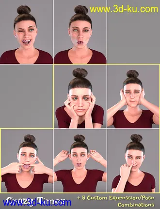 3D打印模型Crazy Times for Genesis 8 Female的图片