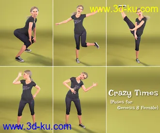 3D打印模型Crazy Times for Genesis 8 Female的图片