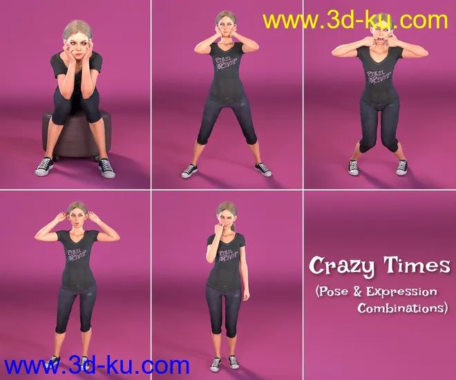 Crazy Times for Genesis 8 Female模型的图片9