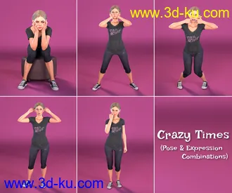 3D打印模型Crazy Times for Genesis 8 Female的图片