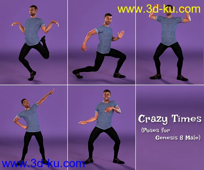 Crazy Times for Genesis 8 Male模型的图片5