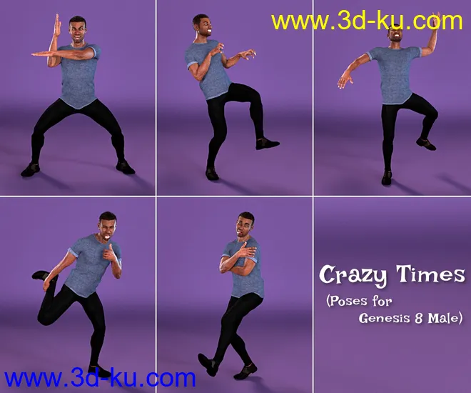 Crazy Times for Genesis 8 Male模型的图片8