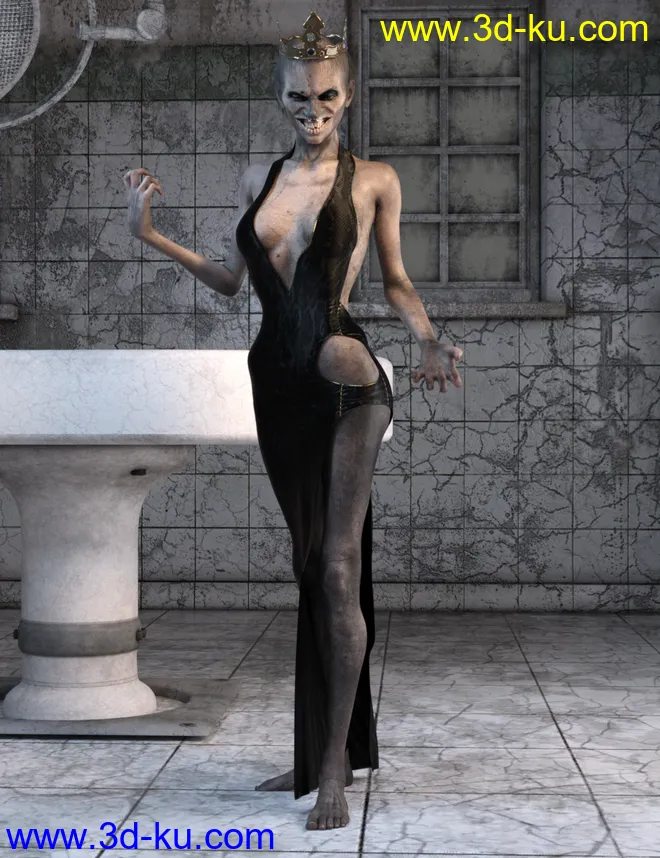 Creepy Poses For Genesis 8 Female模型的图片2