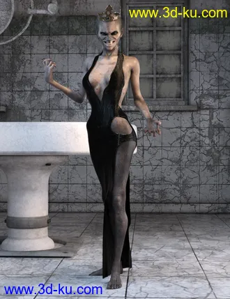 3D打印模型Creepy Poses For Genesis 8 Female的图片