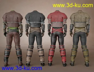 3D打印模型Crows Watch Outfit Textures的图片