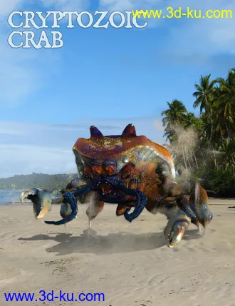 3D打印模型Cryptozoic Crab的图片
