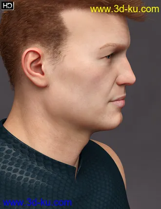3D打印模型Curtis HD for Genesis 8 Male的图片