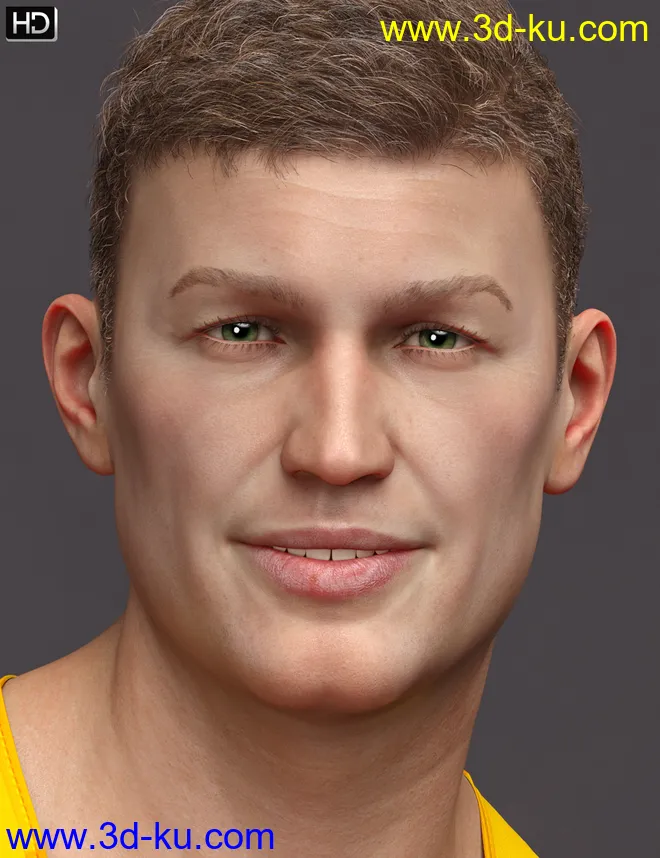 Curtis HD for Genesis 8 Male模型的图片7