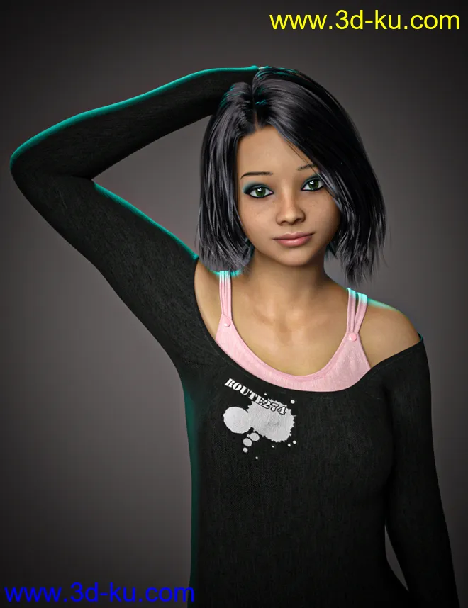 D.E.M. Cassie for Genesis 8 Female模型的图片3