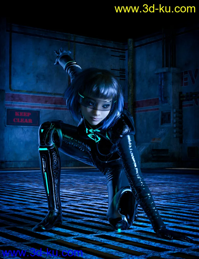 D.E.M. Cassie for Genesis 8 Female模型的图片8