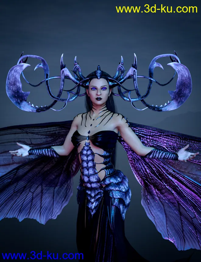 D.E.M. Rima for Genesis 8 Female模型的图片3