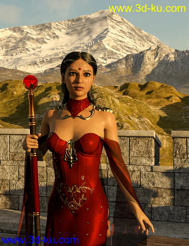 D.E.M. Rima for Genesis 8 Female模型的图片6