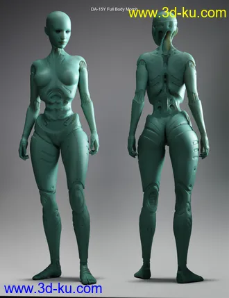 3D打印模型DA-15Y Lvl 4 HD Morph for Genesis 8 Female(s)的图片