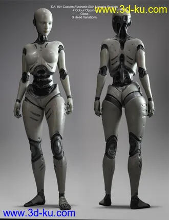 3D打印模型DA-15Y Lvl 4 HD Morph for Genesis 8 Female(s)的图片