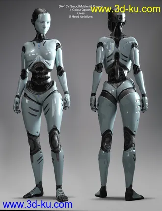 3D打印模型DA-15Y Lvl 4 HD Morph for Genesis 8 Female(s)的图片