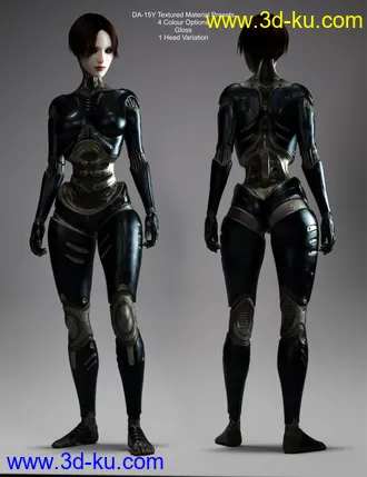 3D打印模型DA-15Y Lvl 4 HD Morph for Genesis 8 Female(s)的图片