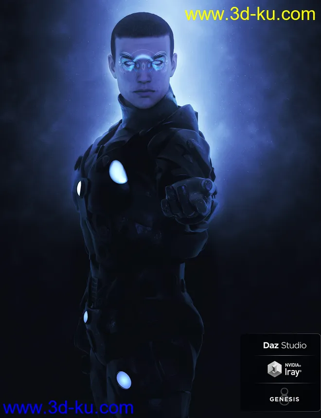 Dae for Genesis 8 Male模型的图片3