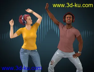 3D打印模型Dance 2 the Music的图片