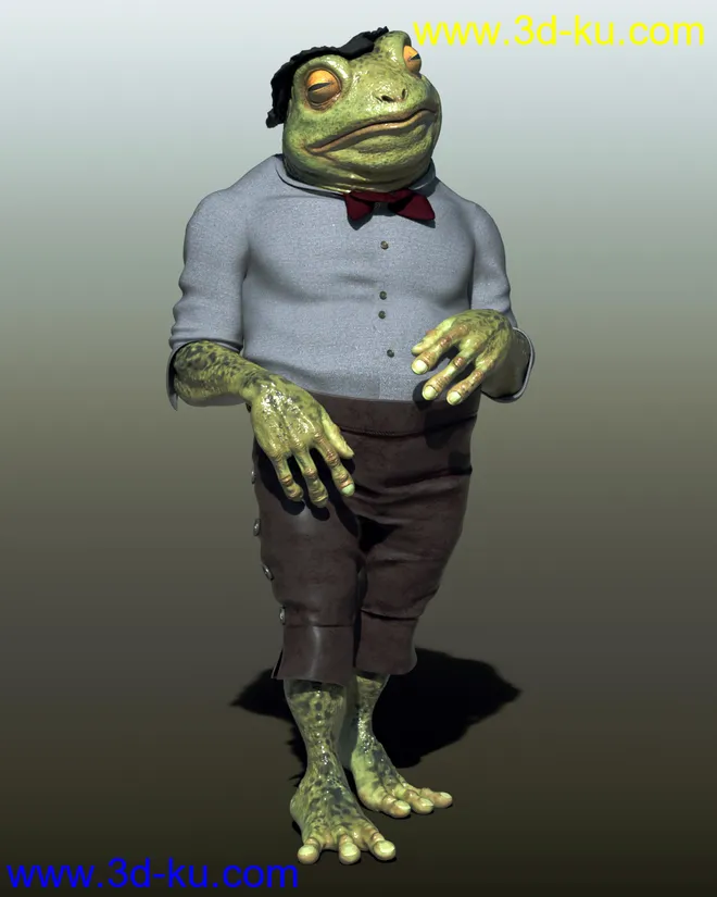 Dapper Toad Poses for Bullwarg HD模型的图片2
