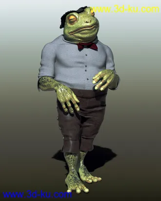 3D打印模型Dapper Toad Poses for Bullwarg HD的图片