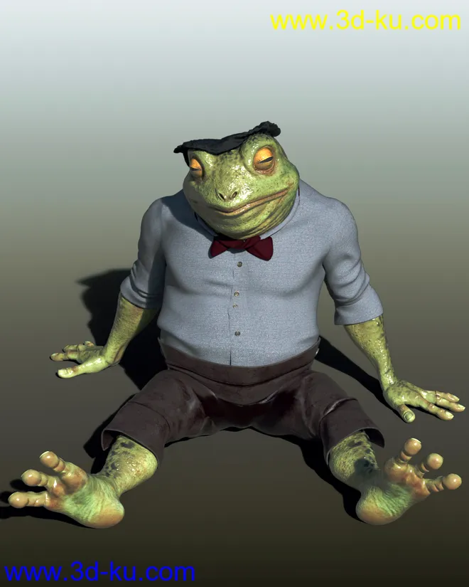 Dapper Toad Poses for Bullwarg HD模型的图片3