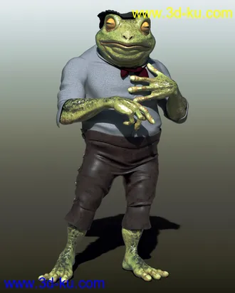 3D打印模型Dapper Toad Poses for Bullwarg HD的图片
