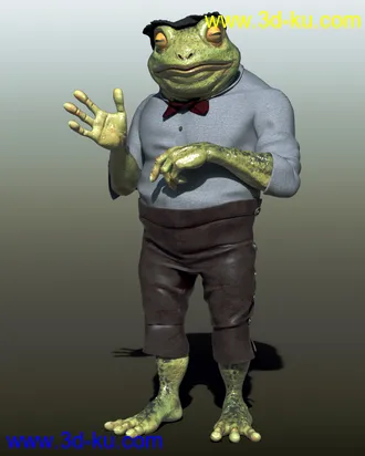 3D打印模型Dapper Toad Poses for Bullwarg HD的图片