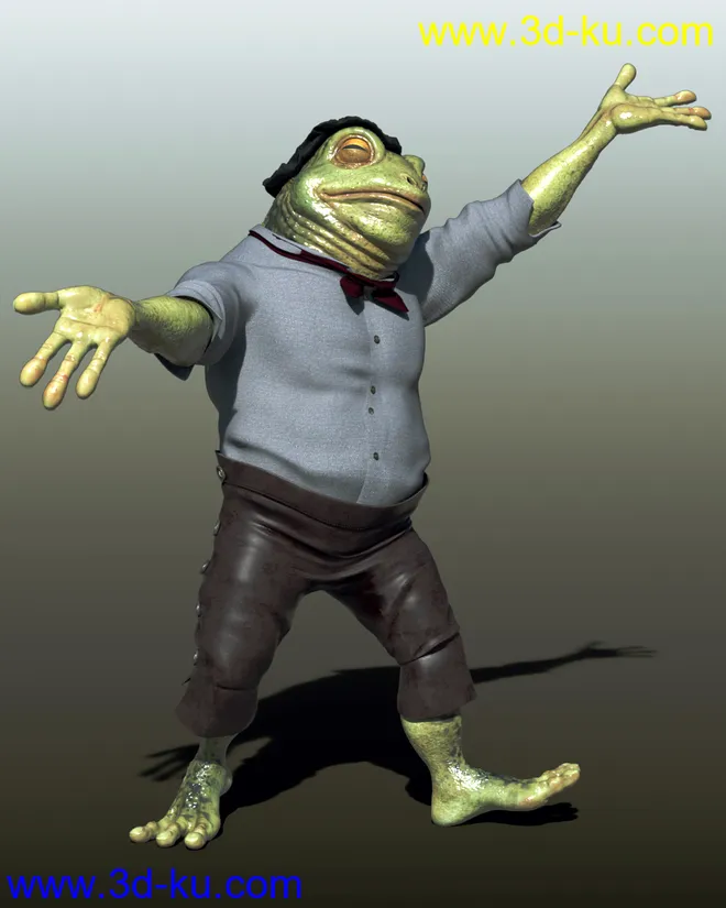 Dapper Toad Poses for Bullwarg HD模型的图片7