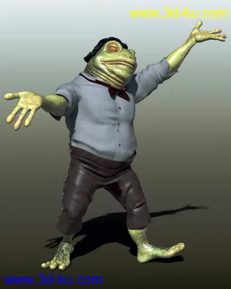 3D打印模型Dapper Toad Poses for Bullwarg HD的图片