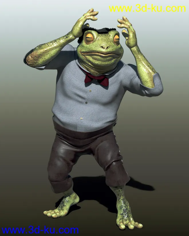 Dapper Toad Poses for Bullwarg HD模型的图片8