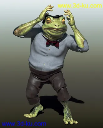 3D打印模型Dapper Toad Poses for Bullwarg HD的图片