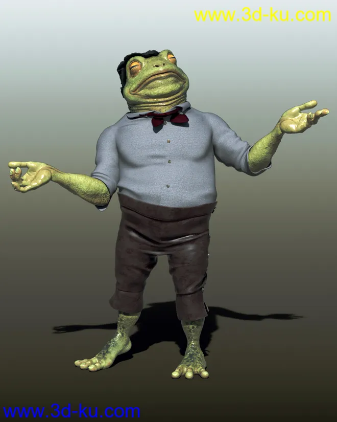 Dapper Toad Poses for Bullwarg HD模型的图片10