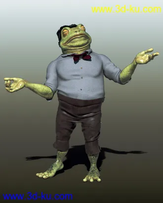 3D打印模型Dapper Toad Poses for Bullwarg HD的图片