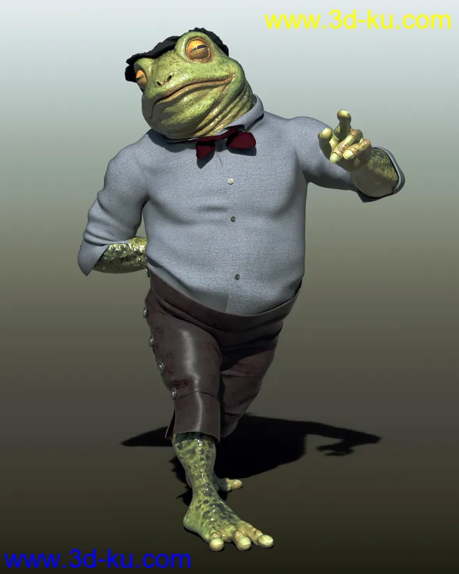 Dapper Toad Poses for Bullwarg HD模型的图片11