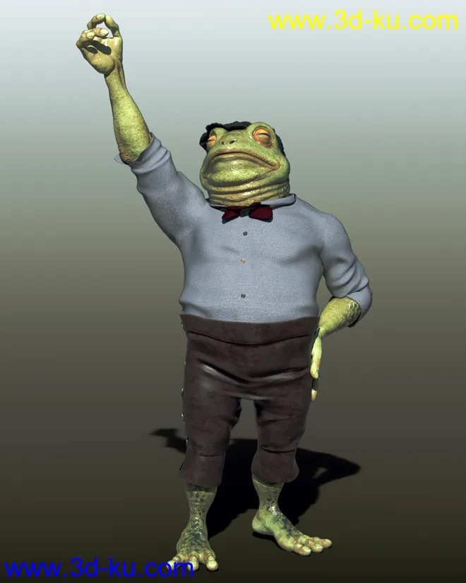 Dapper Toad Poses for Bullwarg HD模型的图片12